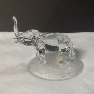 Crystal Elephant Figurine
